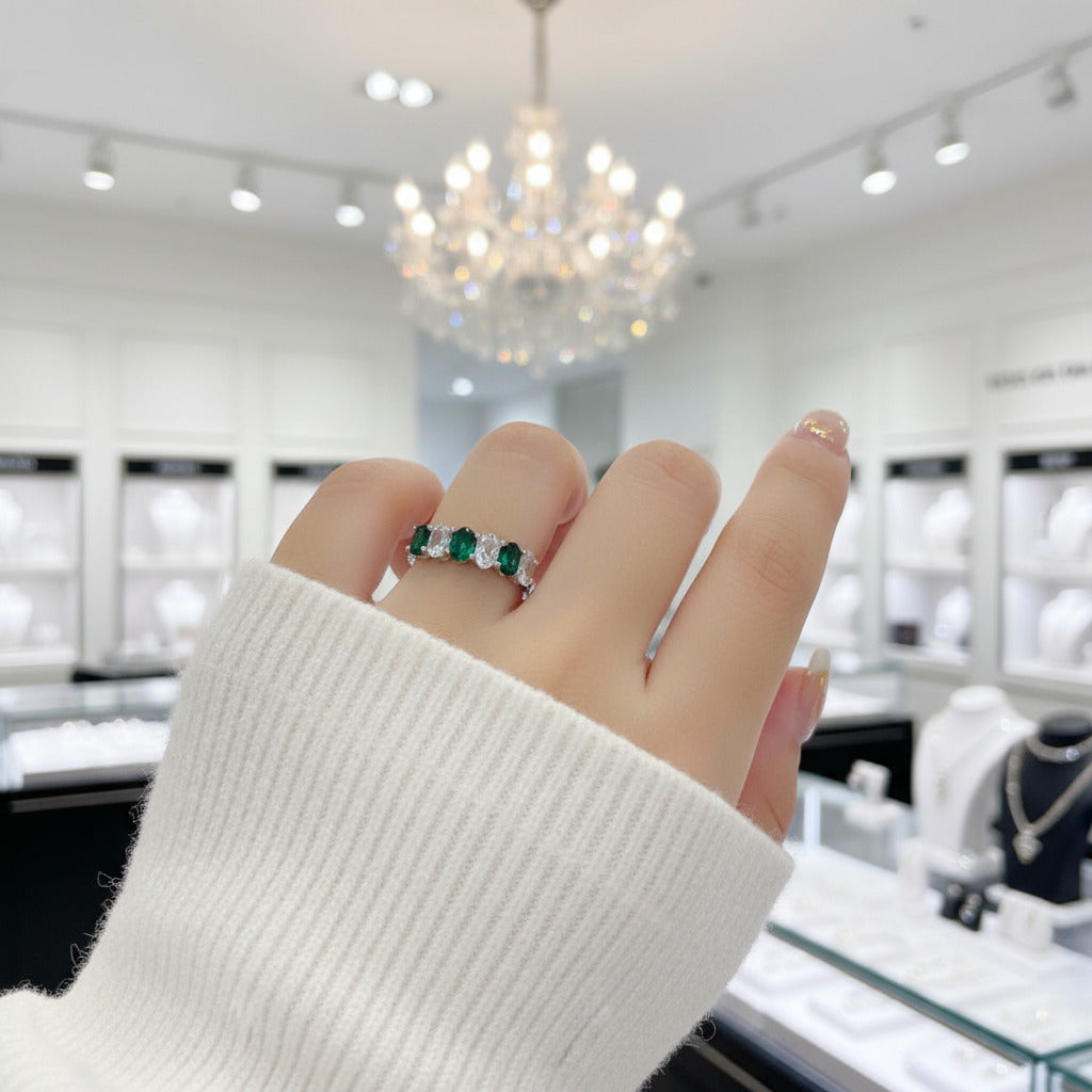 Oval Cut Diamond Option Engagement Ring-Black Diamonds New York