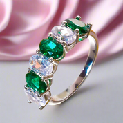 Oval Cut Diamond Engagement Ring-Black Diamonds New York