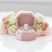 Oval Cut Diamond Option Bridal Ring Set Wedding Band-Black Diamonds New York