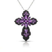 Pear-cut Gemstone Mystical Necklace-Black Diamonds New York