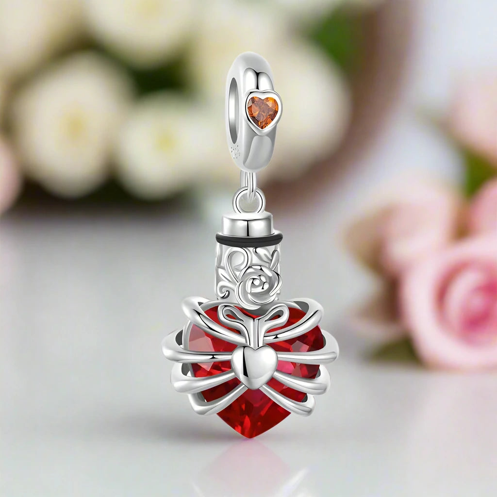 Personalized Keepsake Urn Charm for Bracelet and Necklace-Black Diamonds New York