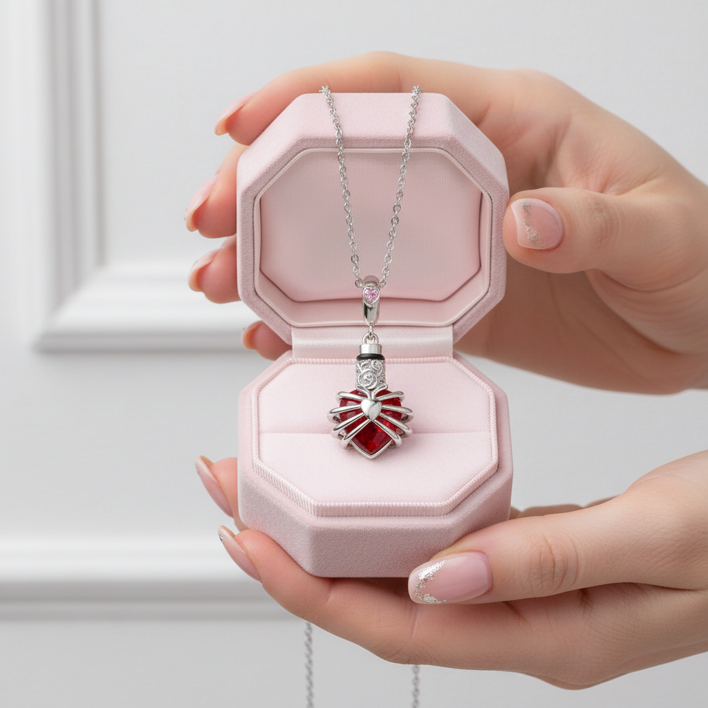 Personalized Keepsake Urn Charm for Bracelet and Necklace-Black Diamonds New York