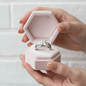 Princess Cut Diamond Eternity Twist Cross Wedding Ring Set