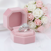 Princess Cut Diamond Option Halo Engagement Ring-Black Diamonds New York