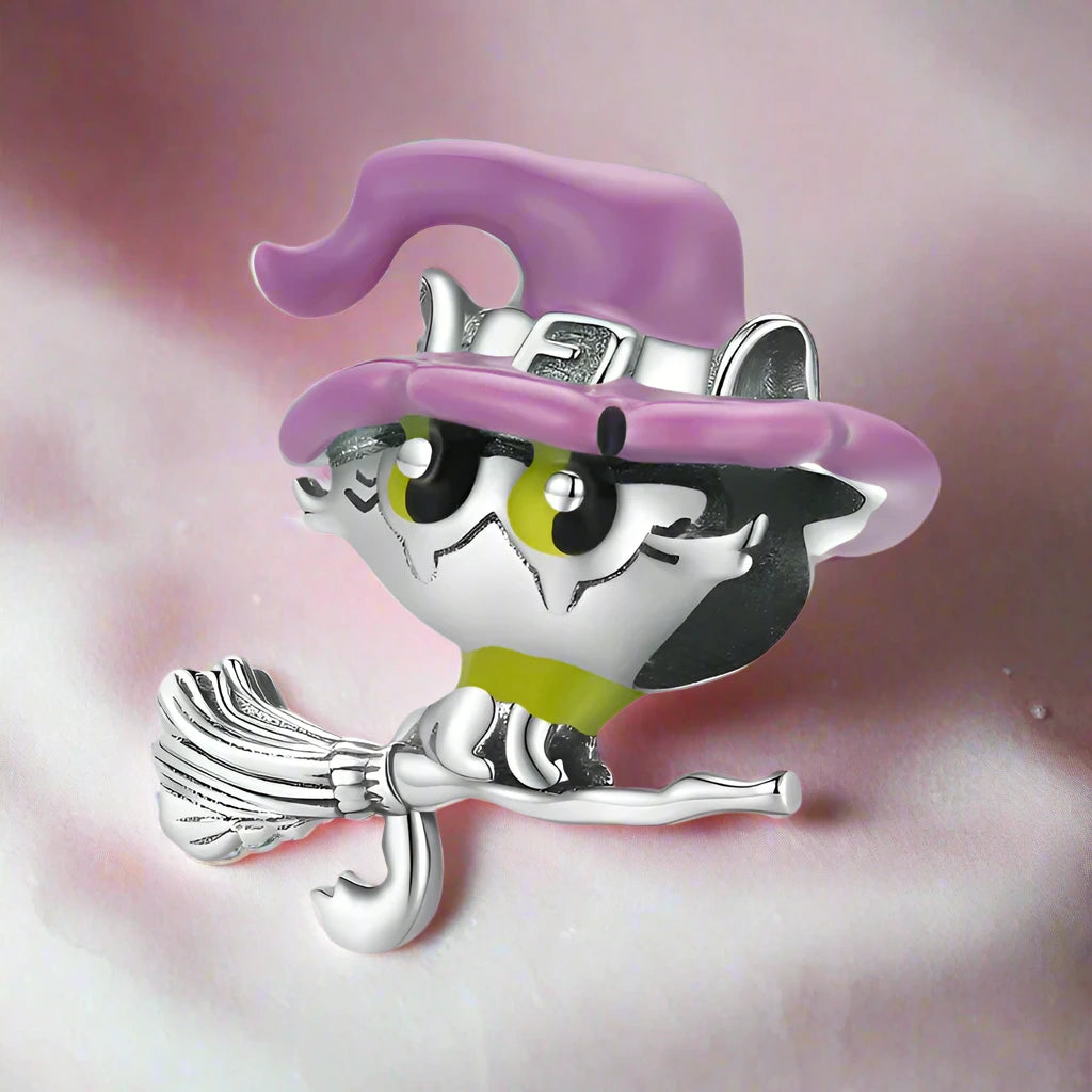 Pumpkin Black Cat Halloween Charm Series-Black Diamonds New York