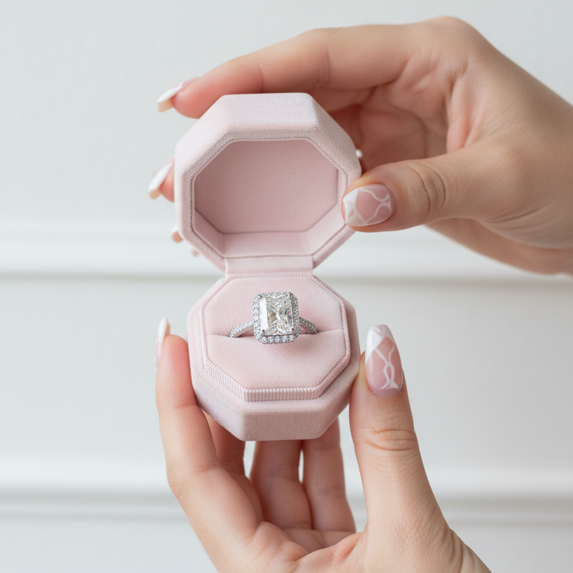 Radiant Cut Diamond Engagement Ring