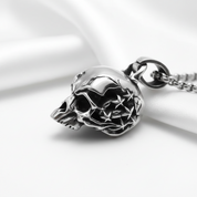 Retro Skull Pendant-Black Diamonds New York