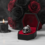 Retro Skull Pendant-Black Diamonds New York