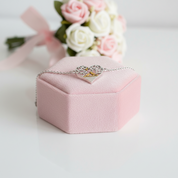 Romantic Love Bird in a Heart Bracelet-Black Diamonds New York