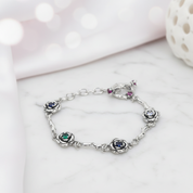 Roses and Thorns Buckle Bracelet-Black Diamonds New York