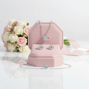 Round Cut Diamond Option Jewelry Set-Black Diamonds New York