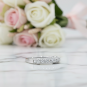 Round Diamond Option Wedding Band-Black Diamonds New York