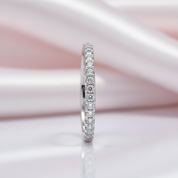 Round Diamond Option Wedding Ring Band-Black Diamonds New York