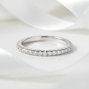 Round Diamond Option Wedding Ring Band-Black Diamonds New York