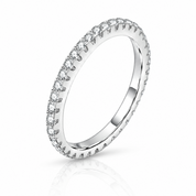 Round Diamond Option Wedding Ring Band-Black Diamonds New York