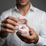 Round Split Shank Halo Diamond Engagement Ring-Black Diamonds New York