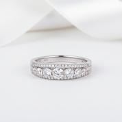 Round White 1.2Ct Diamond Option Ring-Black Diamonds New York