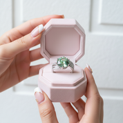 5ct Green Diamond Wedding Ring-Black Diamonds New York