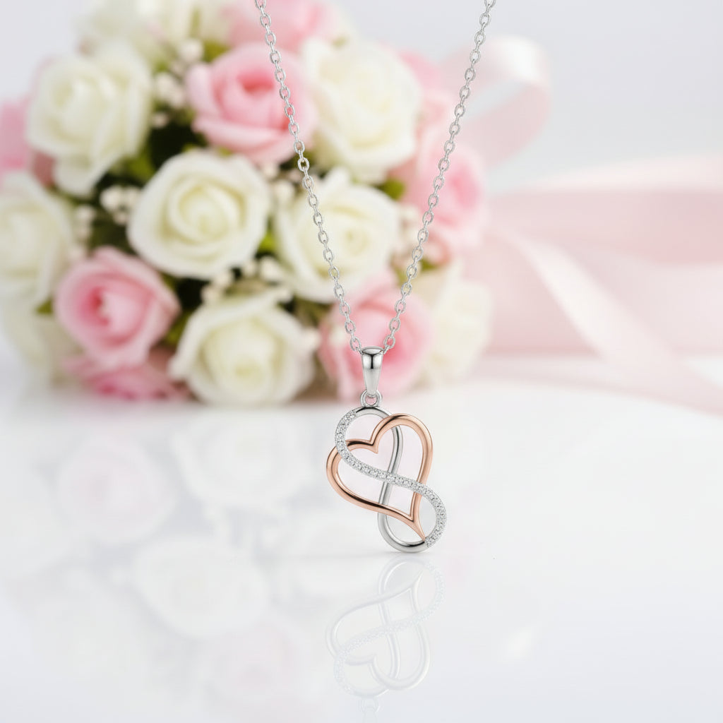 I Love You, To Infinity & Beyond Necklace-Black Diamonds New York