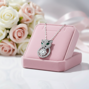 Leopard Head Diamonds Punk Necklace