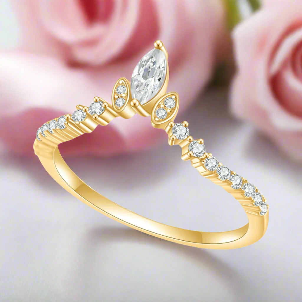 Oval Cut Moss Agate Chevron Cluster Engagement Ring Set-Black Diamonds New York