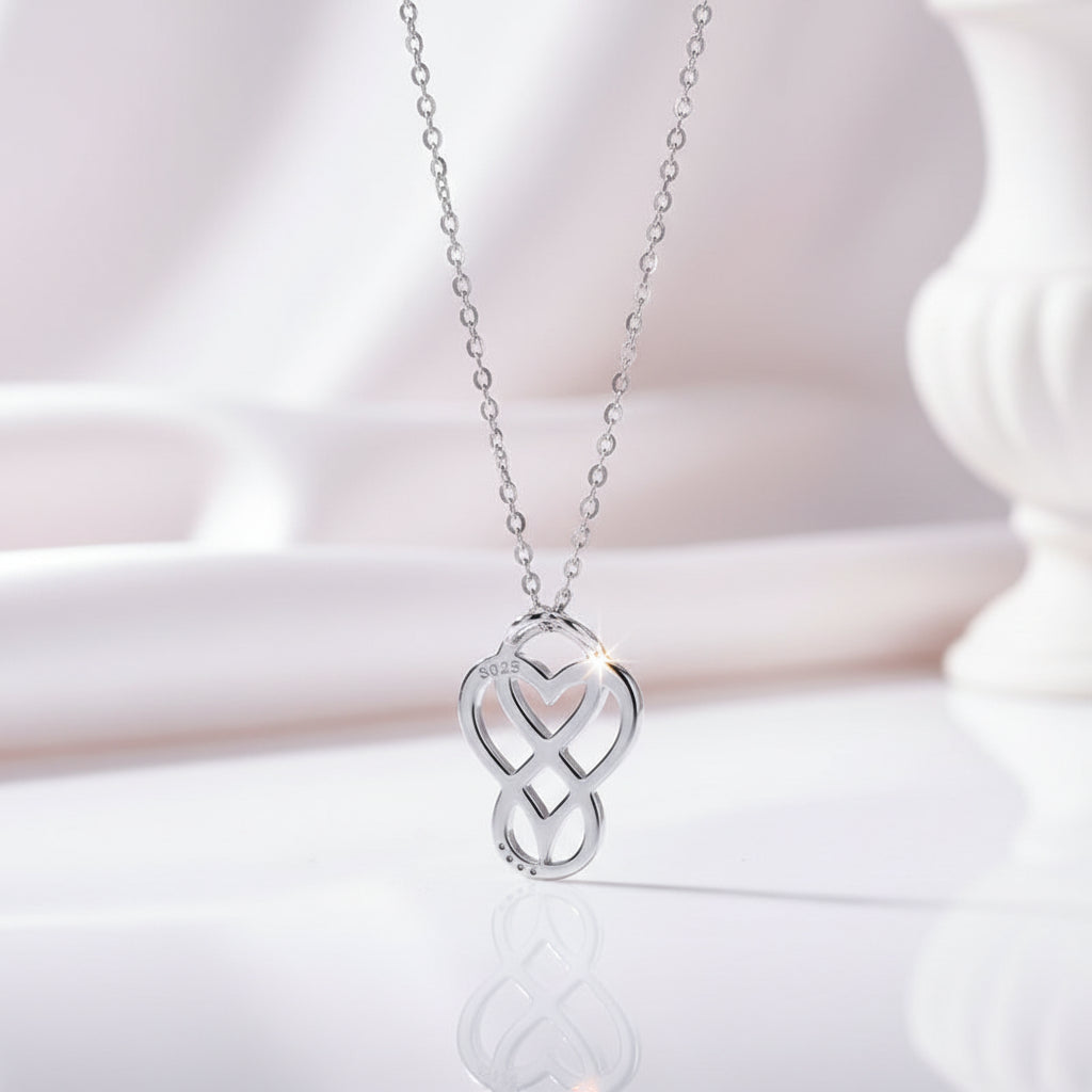 I Love You, To Infinity & Beyond Necklace-Black Diamonds New York