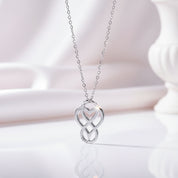 I Love You, To Infinity & Beyond Necklace-Black Diamonds New York