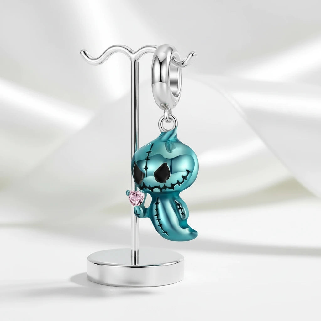 Sacrificial Ghost Rock Skull Charm Series-Black Diamonds New York