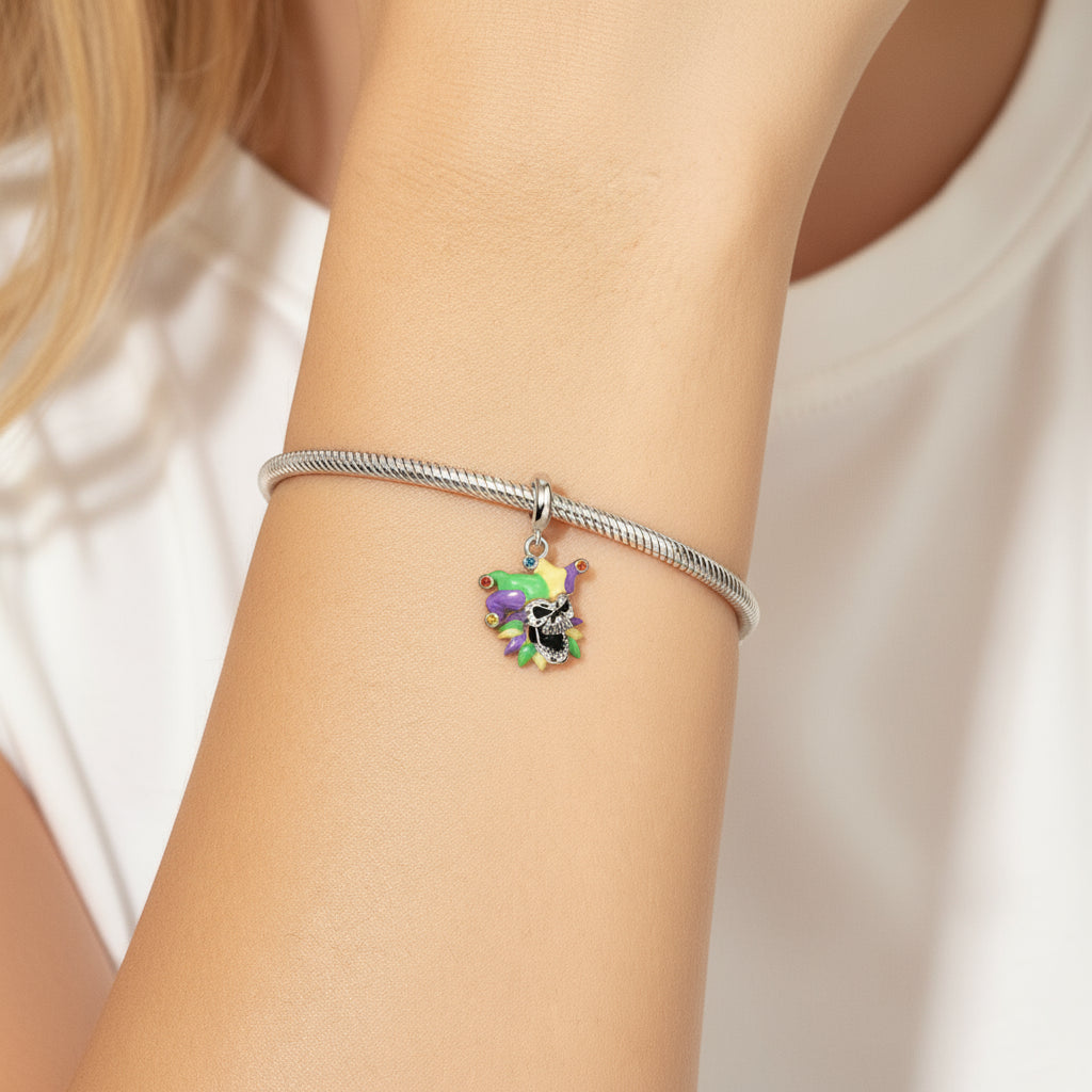 Sacrificial Ghost Rock Skull Charm Series-Black Diamonds New York