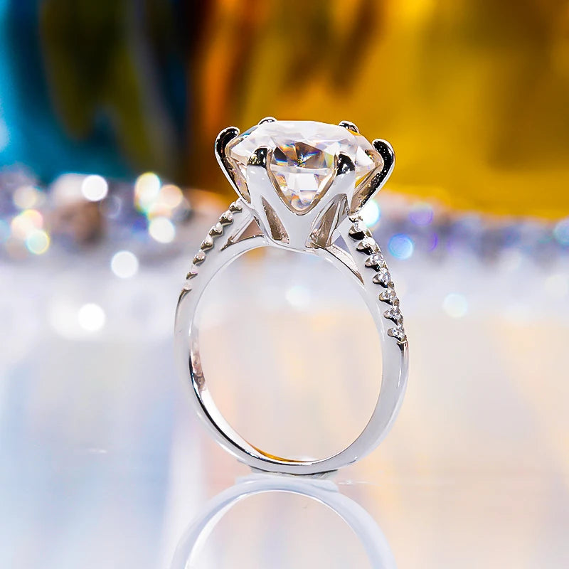 5.0 Ct Round Cut Diamond Engagement Ring-Black Diamonds New York
