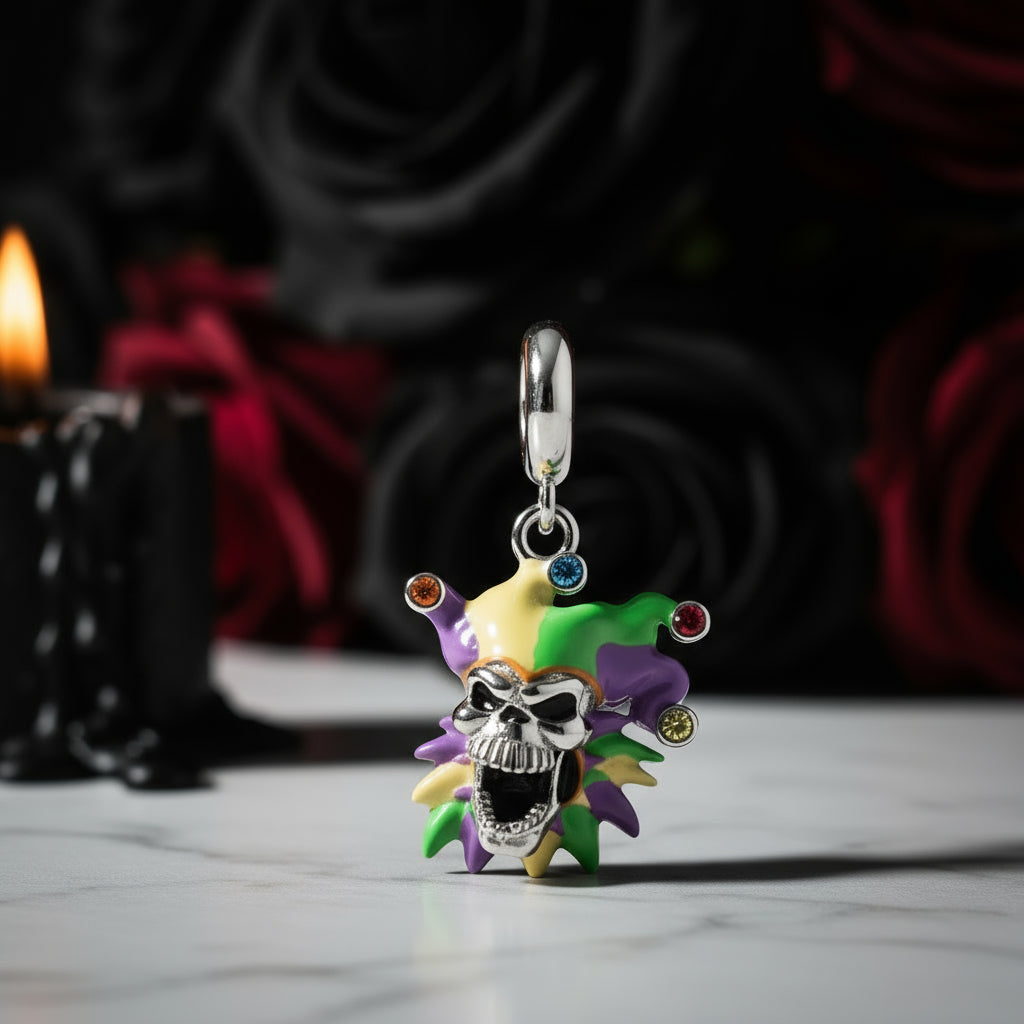 Sacrificial Ghost Rock Skull Charm Series-Black Diamonds New York