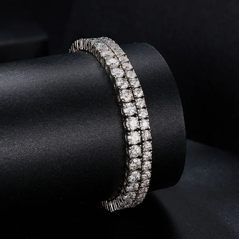 0.5 Ct Round Cut Diamond Tennis Bracelet-Black Diamonds New York