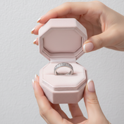 Round Diamond Option Eternity Wedding Band-Black Diamonds New York