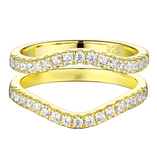 Round Cut Diamond Curved Enhancer Wedding Band-Black Diamonds New York