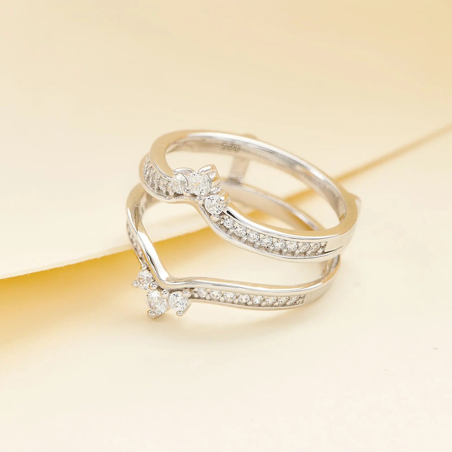 Crown Round EVN Diamond Women's Adjustable Ring Enhancer-Black Diamonds New York