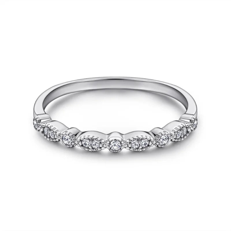 1.5 Ct Oval Cut Moissanite Engagement Ring Set-Black Diamonds New York