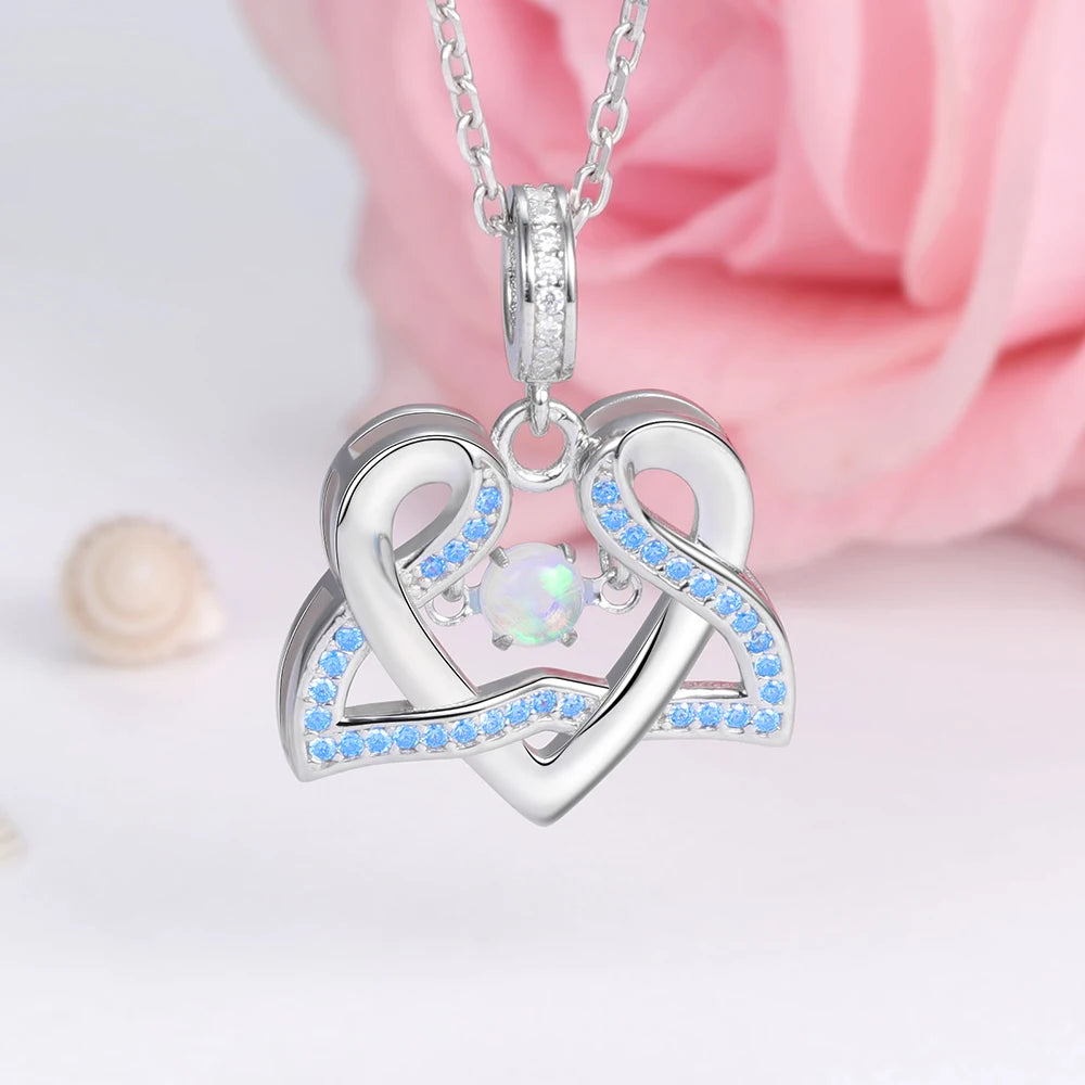Dancing Opal Mermaid Pendant Necklace-Black Diamonds New York