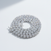 Round Cut Full Circle Diamond Option Chain Necklace-Black Diamonds New York