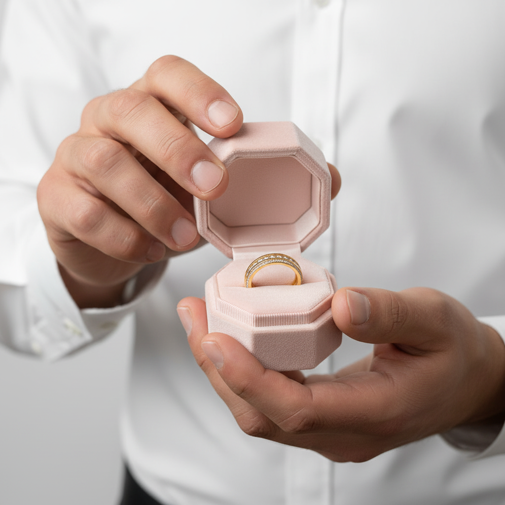 Round Diamond Option Eternity Wedding Band-Black Diamonds New York