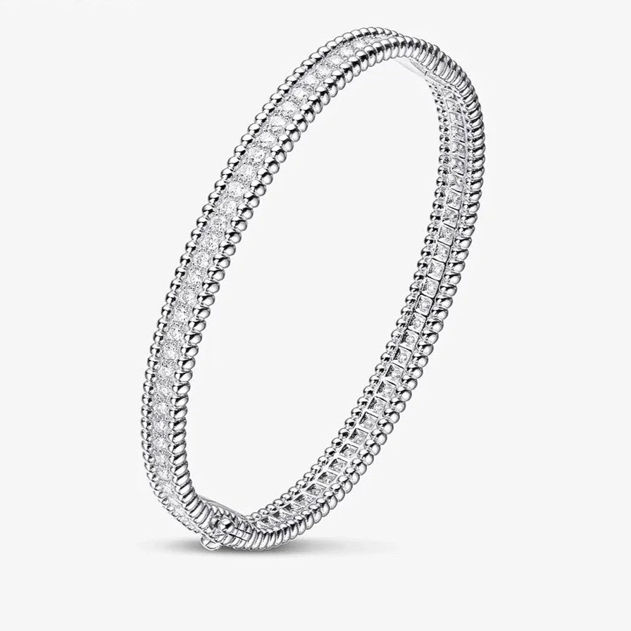 Luxurious 2mm Full Moissanite Diamond Bracelet-Black Diamonds New York