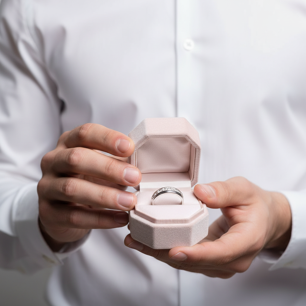 Elegant Round Cut Diamond Eternity Wedding Band-Black Diamonds New York