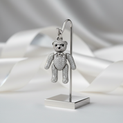 Punk Teddy Bear Pendant-Black Diamonds New York