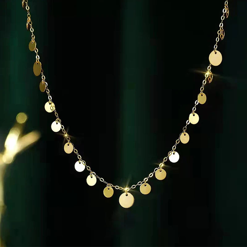 18k Yellow Gold Adjustable Pendant Necklace-Black Diamonds New York