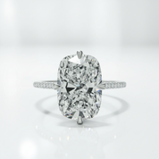 5ct Cushion Cut Diamond Option Engagement Ring-Black Diamonds New York