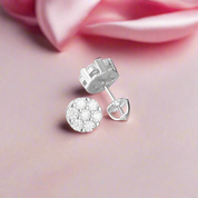 Diamond D Color Round Earrings-Black Diamonds New York