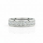 Brilliant Round Cut Diamond Option Men's Ring Band-Black Diamonds New York