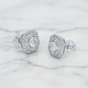 0.5 Ct Round Cut Diamond Option Stud Earrings-Black Diamonds New York