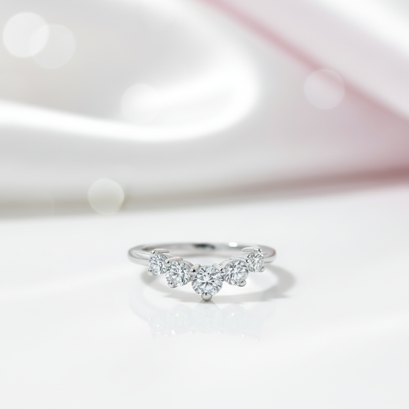 8.9 Ctw Round Diamond Option Engagement Ring Set-Black Diamonds New York