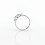 Round Cut 1.0 Ct Blue Diamond Option Engagement Ring-Black Diamonds New York