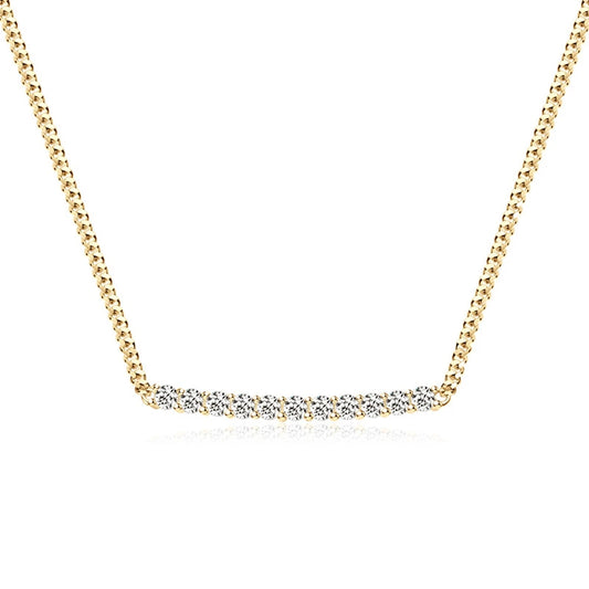 Gorgeous Round Cut Moissanite Diamond Pendant Necklace-Black Diamonds New York